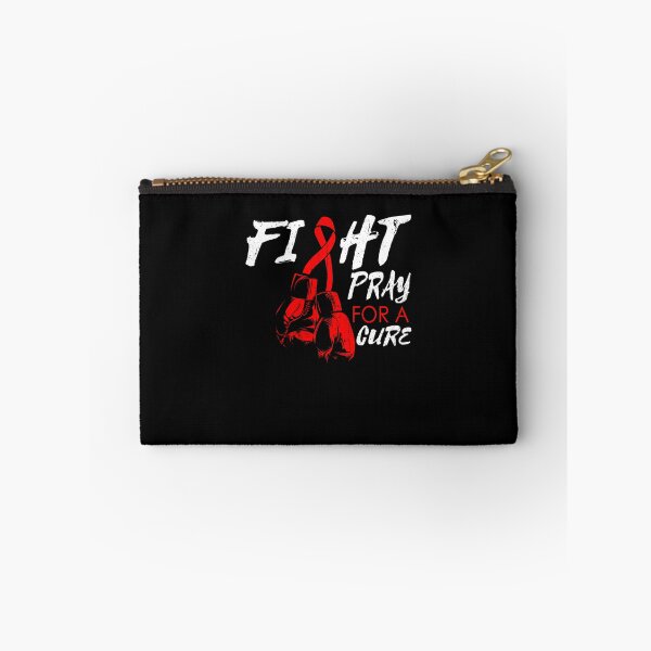 Item preview, Fight Pray For Cure HIV AIDS Awareness Support Day Warrior designed and sold by defabiosofxs.
