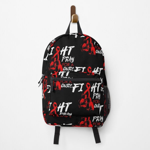 Item preview, Fight Pray For Cure HIV AIDS Awareness Support Day Warrior designed and sold by defabiosofxs.