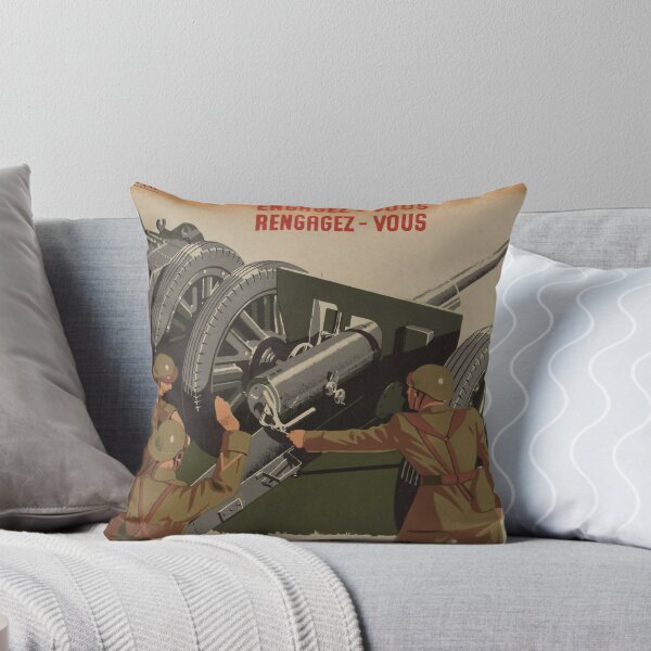 Item preview, Vintage French Recruitment Poster "L'artillerie" by Sogno designed and sold by TJHarr.