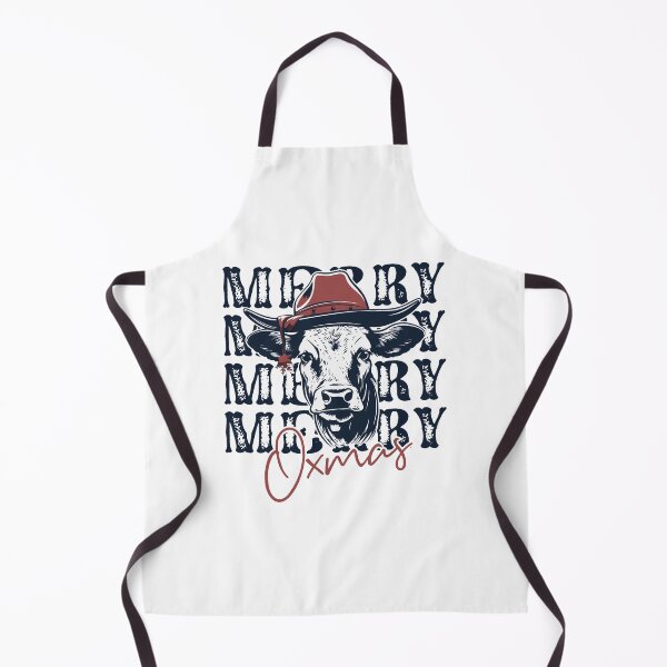 Item preview, Merry Oxmas, Country Christmas, Western Christmas designed and sold by EsteticaVerus.