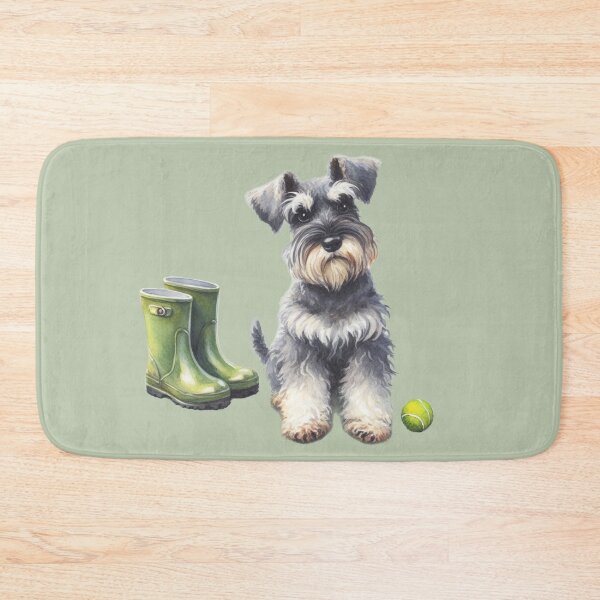 Item preview, Schnauzer Walkies Time designed and sold by barksandsqueaks.