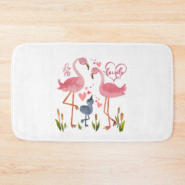 Item preview, Pink flamingoes love designed and sold by Rbnano.