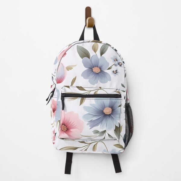 Item preview, Blue and Pink Floral Pattern designed and sold by ShinyWolf.