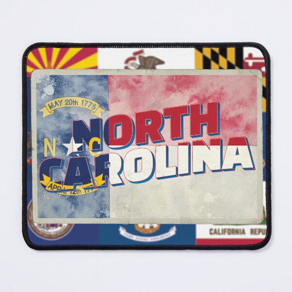 Item preview, North Carolina vintage style retro souvenir designed and sold by DeveloperProp0.