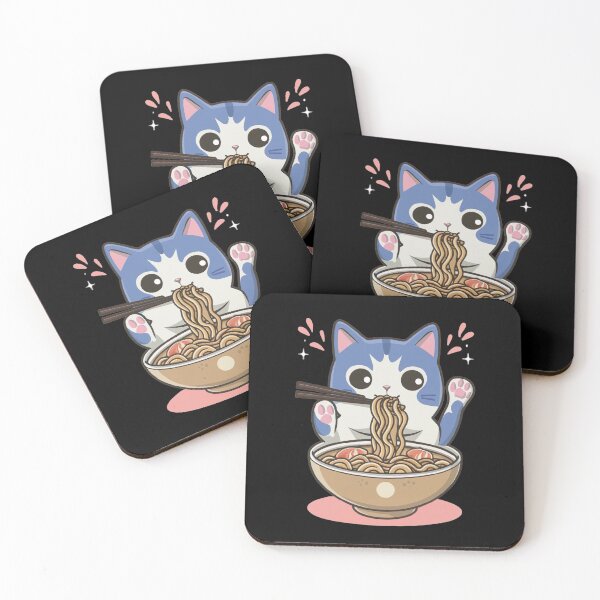Item preview,  cute cat ramen noodles neko kawaii designed and sold by medbouk1.