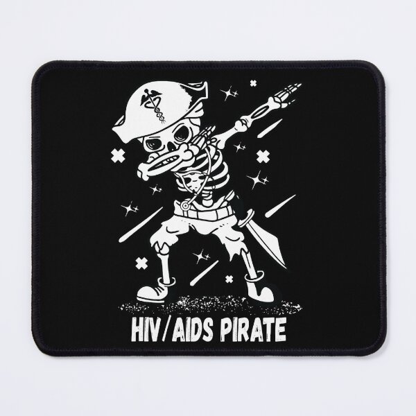 Item preview, Halloween Medical HIV AIDS Nurse Dabbing Skeleton Pirate designed and sold by defabiosofxs.