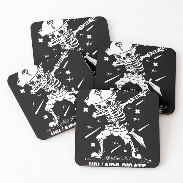 Item preview, Halloween Medical HIV AIDS Nurse Dabbing Skeleton Pirate designed and sold by defabiosofxs.
