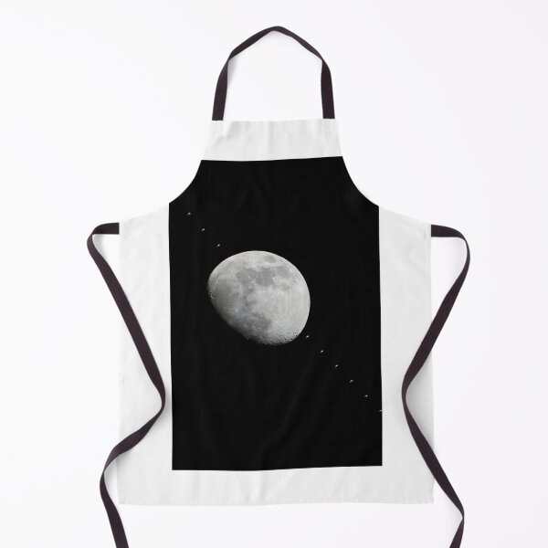 Item preview, STK204643S-Progress of the International Space Station as it crosses the face of the moon. designed and sold by StocktrekImages.