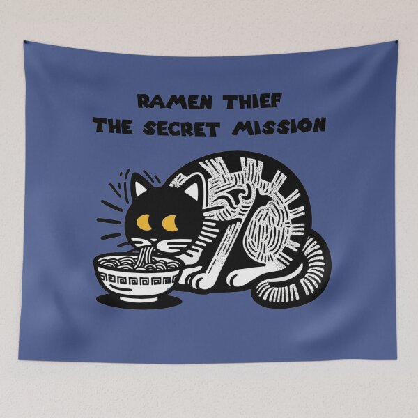 Item preview, Cult Cat Playful Ramen Lover designed and sold by sharon1210.