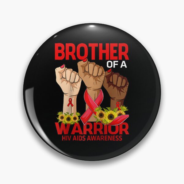 Item preview, Hand Brother Of A Warrior Hiv Aids Awareness Sunflower Raglan Baseball Tee designed and sold by defabiosofxs.