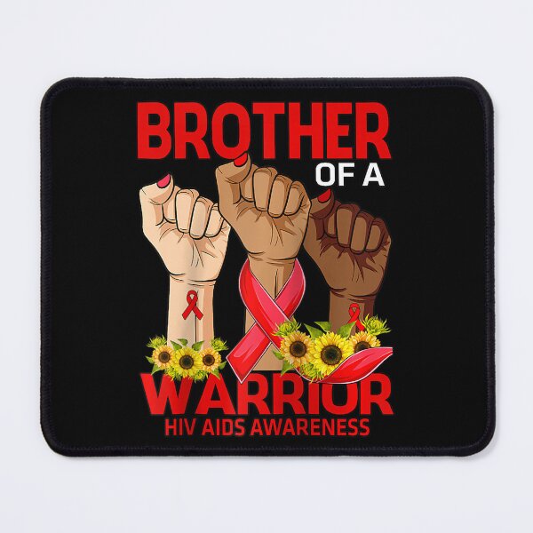 Item preview, Hand Brother Of A Warrior Hiv Aids Awareness Sunflower Raglan Baseball Tee designed and sold by defabiosofxs.