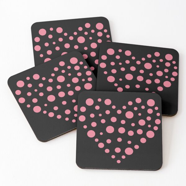 Item preview, Light Pink Polka Dots Heart designed and sold by LionessLove.