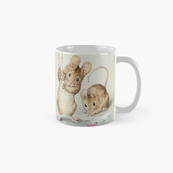 Vista previa del artículo con la obra «El cuento de dos ratones malos - Frontispicio - Beatrix Potter», diseñado y vendido por forgottenbeauty.