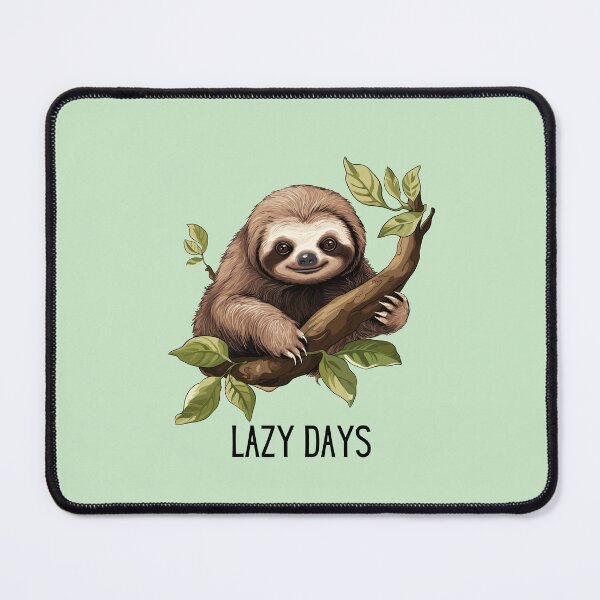 Item preview, Lazy days sloth designed and sold by SunMoonMilk.