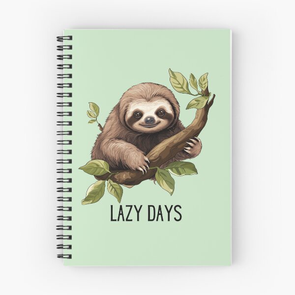 Artikelvorschau, Lazy days sloth entworfen und verkauft von SunMoonMilk.