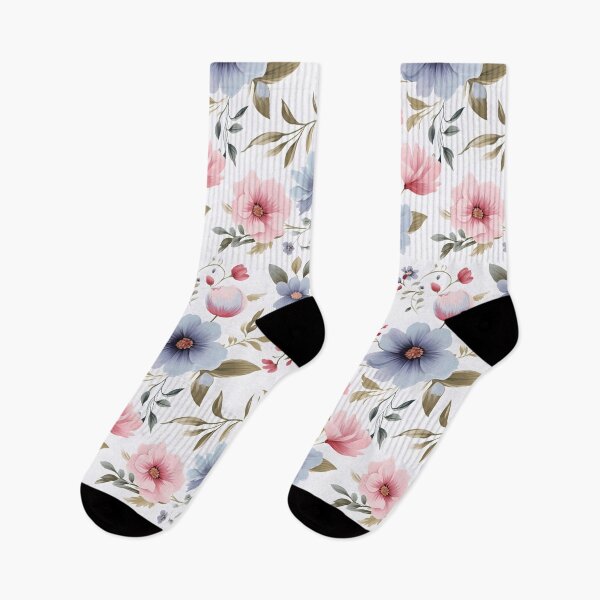 Item preview, Blue and Pink Floral Pattern designed and sold by ShinyWolf.