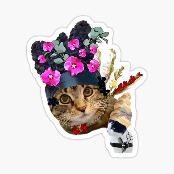Artikel-Vorschau von Bemaltes Blumenkätzchen, designt und verkauft von zorasfurrstudio.