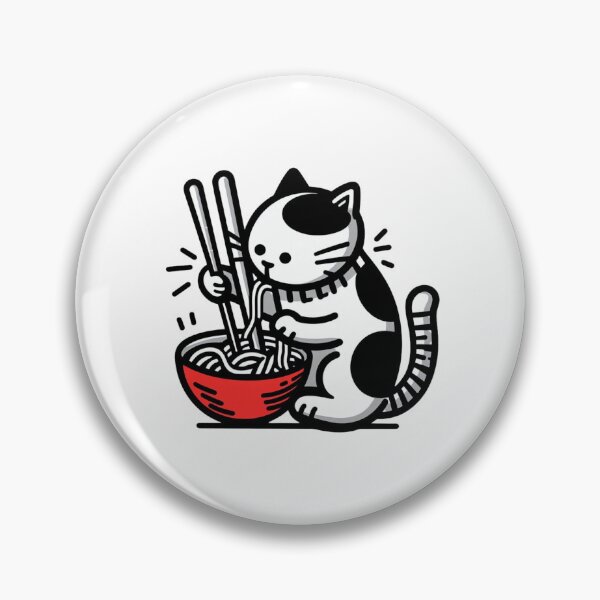 Item preview, Cult Cat Gift Playful Ramen Lover designed and sold by sharon1210.