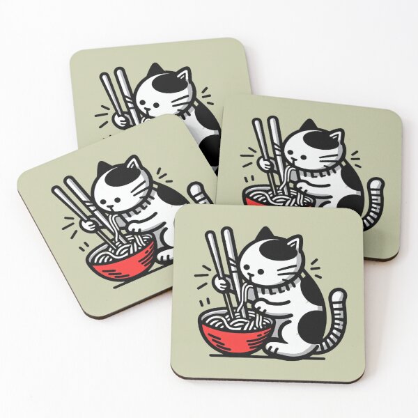 Item preview, Cult Cat Gift Playful Ramen Lover designed and sold by sharon1210.
