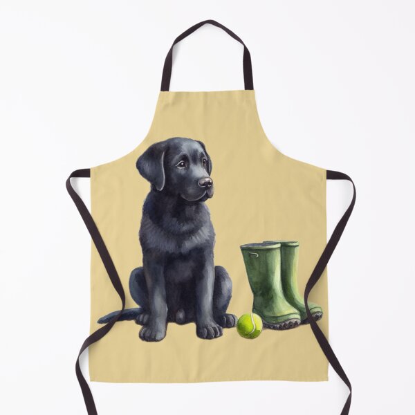 Item preview, Black Labrador Walkies Time designed and sold by barksandsqueaks.