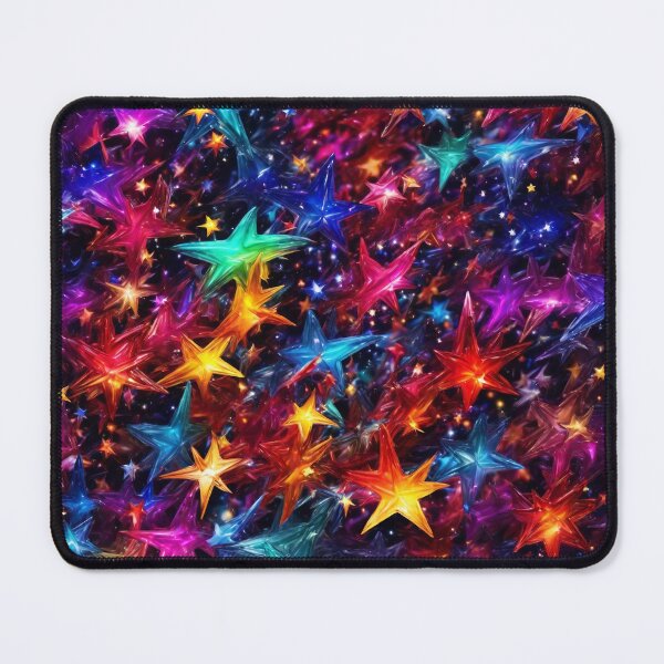 Item preview, Fascinating Colorful Star Pattern designed and sold by DigiDreamyArt.