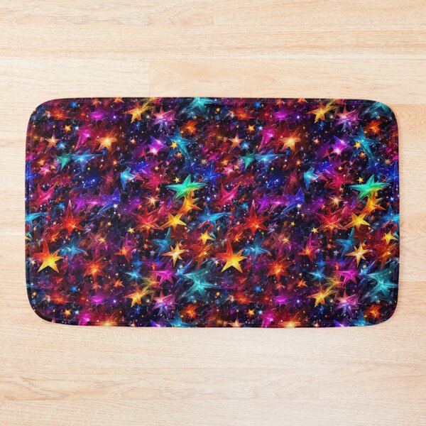 Item preview, Fascinating Colorful Star Pattern designed and sold by DigiDreamyArt.
