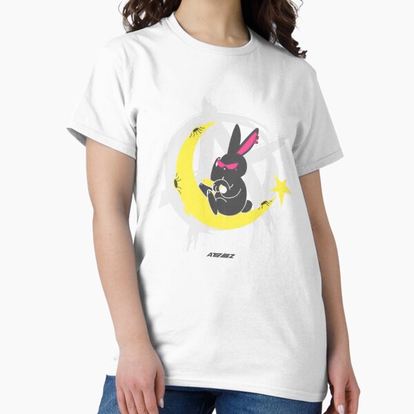 Item preview, ATEEZ Rabbit Mito Moon Digital Art Print designed and sold by SparkDiamond.