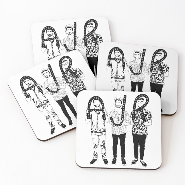 Item preview, ajr band black outline  designed and sold by Artbygoody.