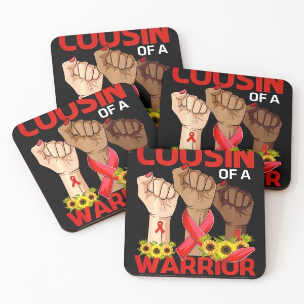 Item preview, Hand Cousin Of A Warrior Hiv Aids Awareness Sunflower designed and sold by defabiosofxs.