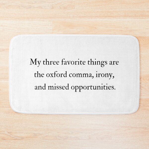 Item preview, Ironic Oxford Comma Joke designed and sold by TheBookishLife.
