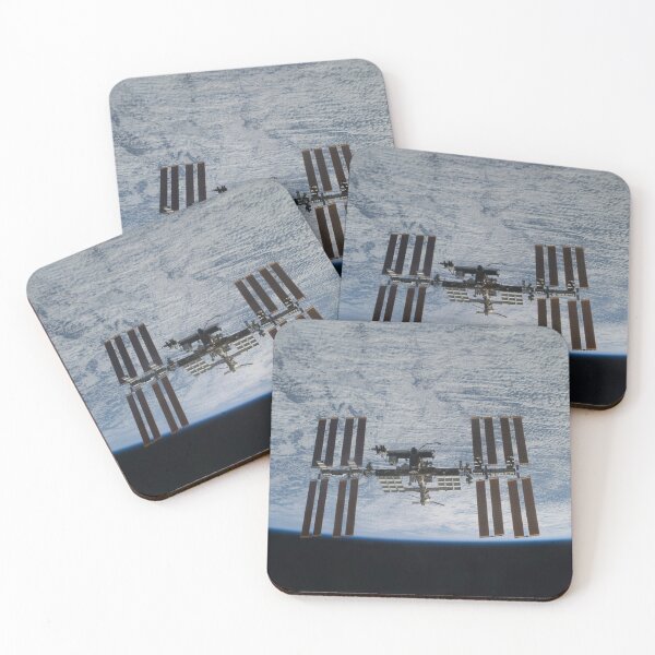 Item preview, STK204670S-International Space Station in orbit above Earth. designed and sold by StocktrekImages.