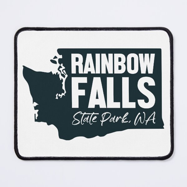 Item preview, Rainbow Falls State Park Washington Map designed and sold by bivenart.