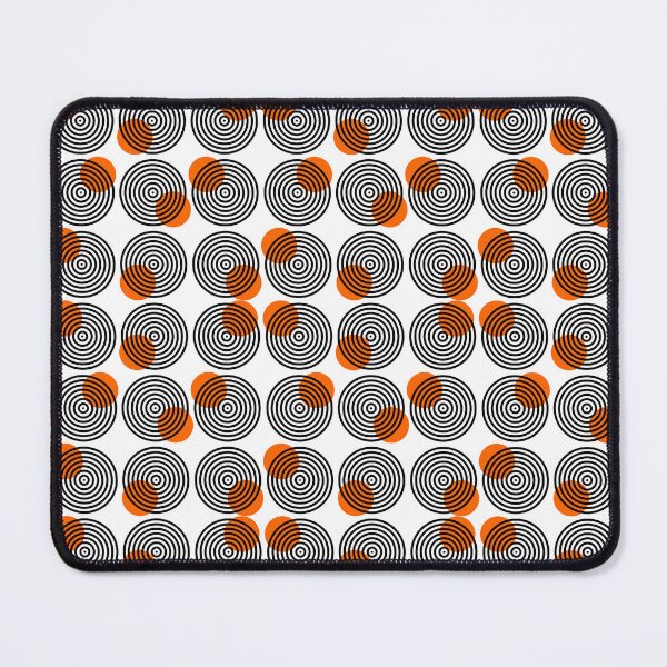 Item preview, Orange dots on circles designed and sold by HOMELON.
