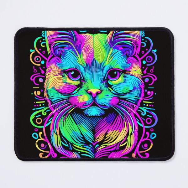 Item preview, Neon cat design designed and sold by gittuska11.
