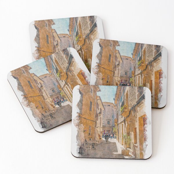Item preview, Pollenca Town Mallorca designed and sold by GG WALL ART.