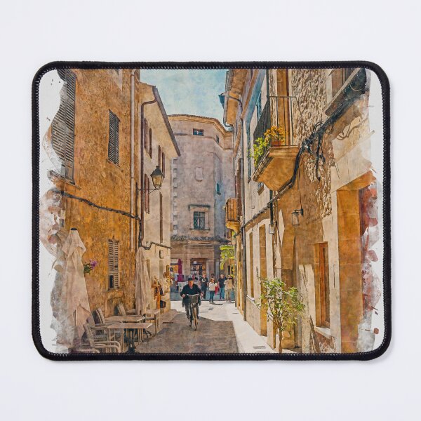 Item preview, Pollenca Town Mallorca designed and sold by GG WALL ART.