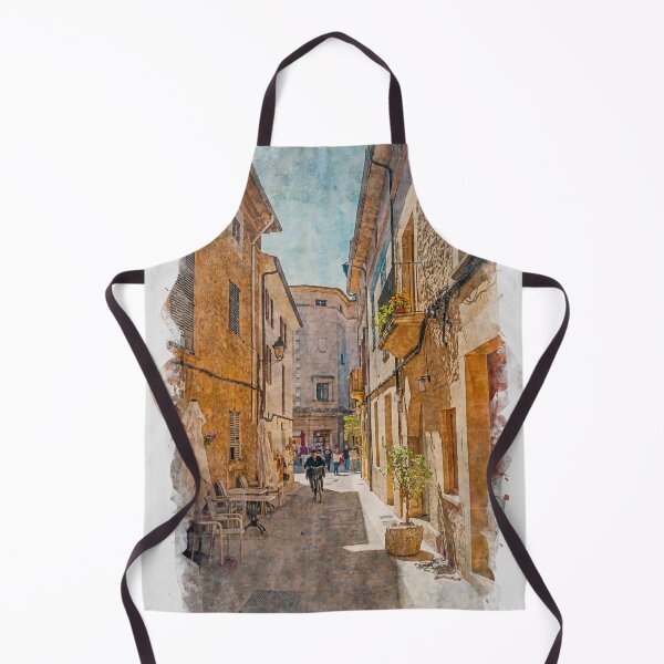 Item preview, Pollenca Town Mallorca designed and sold by GG WALL ART.