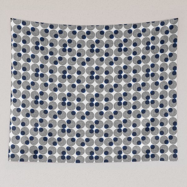 Item preview, Blue dots on circles designed and sold by HOMELON.