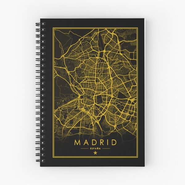 Item preview, Madrid City Map V.3 designed and sold by feether-store.