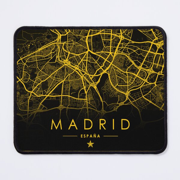 Item preview, Madrid City Map V.3 designed and sold by feether-store.