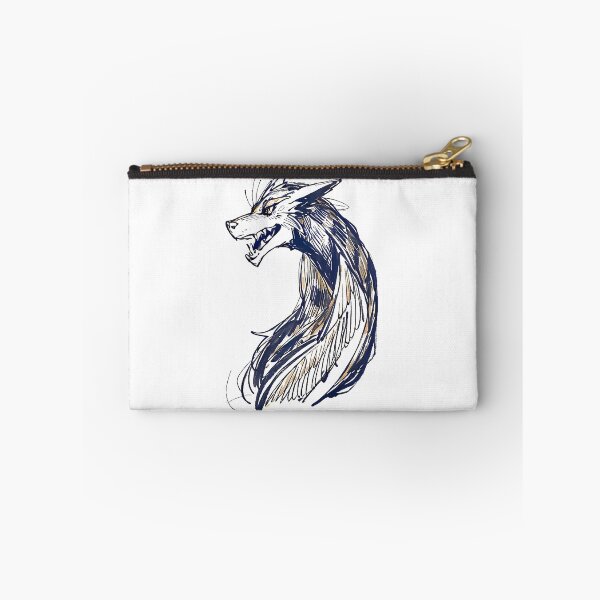 Item preview, Majestic Wolf-Dragon : Intricate Ink Line Art designed and sold by SirZeus.