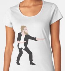Pre-show Defensive Crouch - Matt Berninger Women's Premium T-Shirt