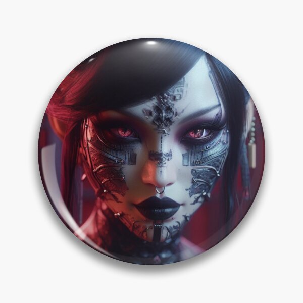 Item preview, Cyberpunk Gothic Geisha designed and sold by cyberbunj.
