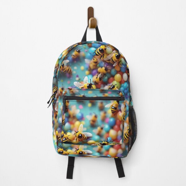 Item preview, Marvelous Colorful Bee Pattern designed and sold by DigiDreamyArt.
