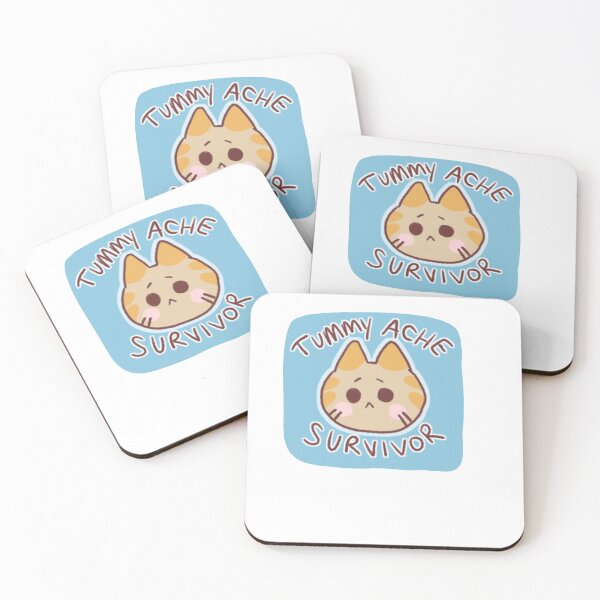 Item preview, tummy ache survivor badge designed and sold by Camille Lewis.