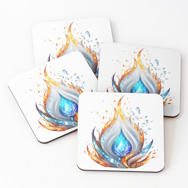 Item preview, Elemental Digital Art: Exploring the Duality of Fire and Water in Stunning Visual Creations designed and sold by Artedig.