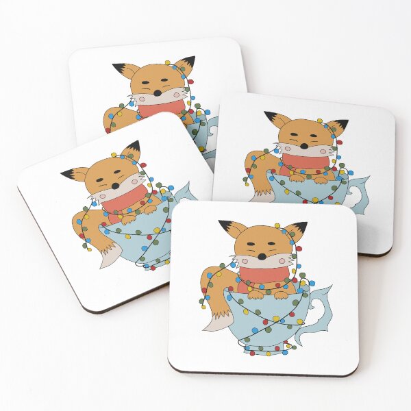 Item preview, Festive Fox Glow: Christmas Lantern Garland Charm designed and sold by RedFoxIV.