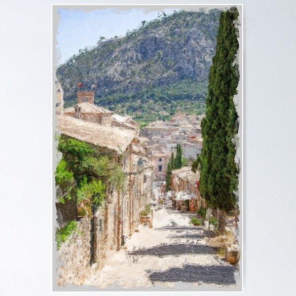 Calvari Steps Pollenca Town Mallorca Poster