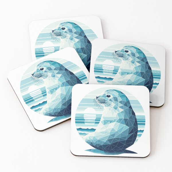 Item preview, Harp seal designed and sold by FarbenFabel.