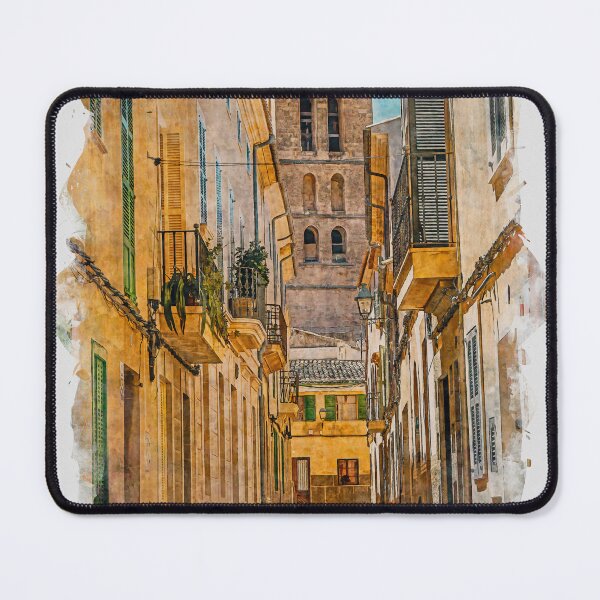 Item preview, Pollenca Town Mallorca designed and sold by GG WALL ART.